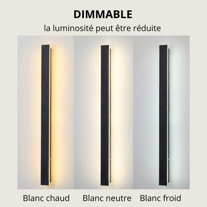 luminaire d'extérieur dimmable
