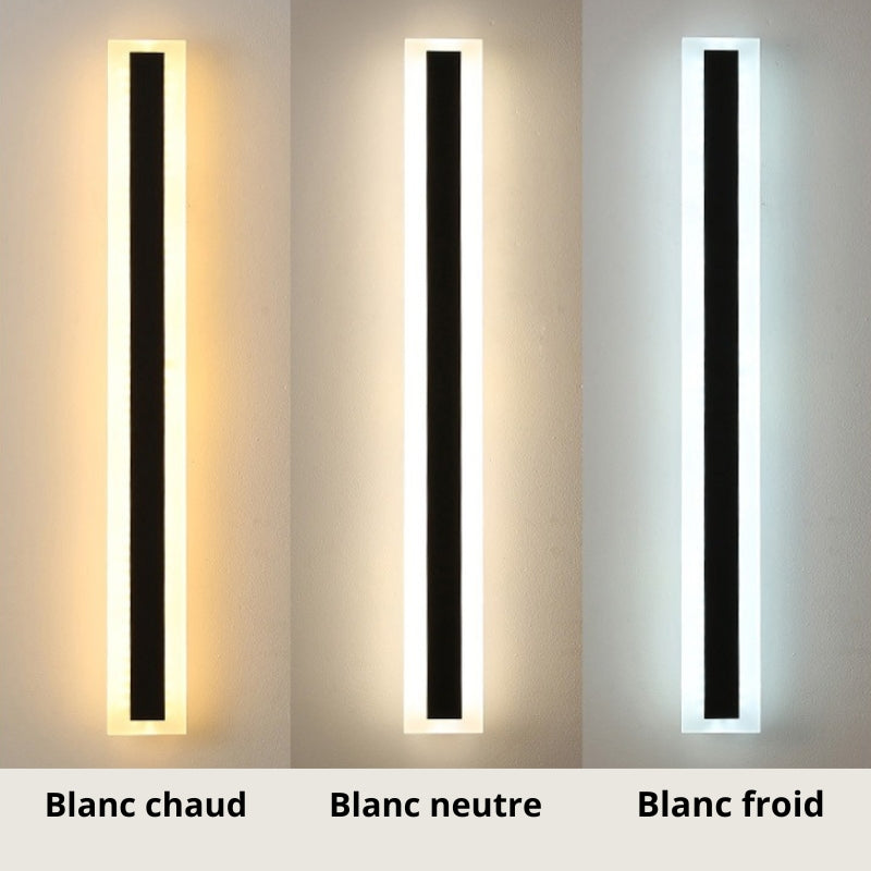 luminaires d'extérieur blanc chaud - blanc neutre - blanc froid
