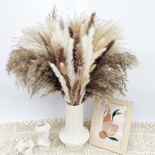 bouquet de pampas séchées