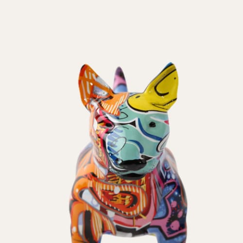 Bull Terrier Street-Art - Figurine décorative