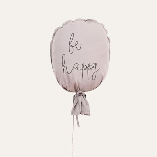 Décoration murale ballon be happy ~ LÉON LE BALLON Gris