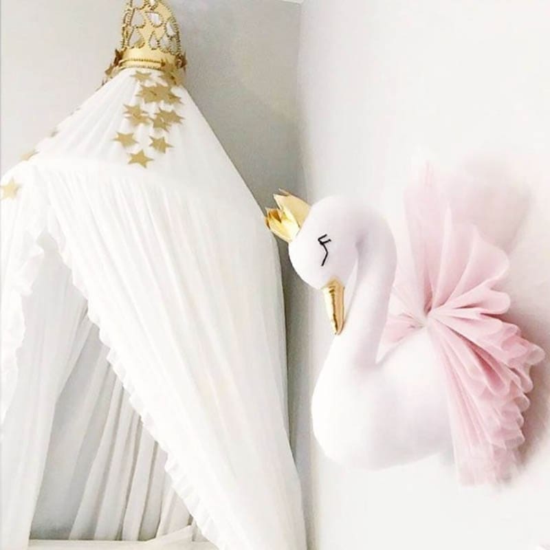 Oreiller Cygne - Coussin Décoratif Blanc Pour Maison