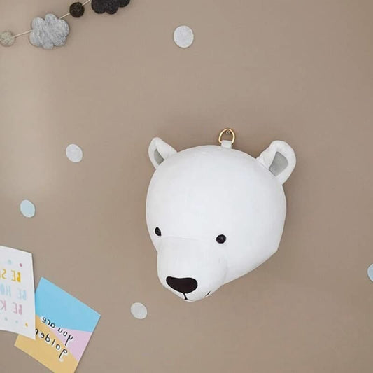 Décoration murale ours blanc 3D ~ BENNO