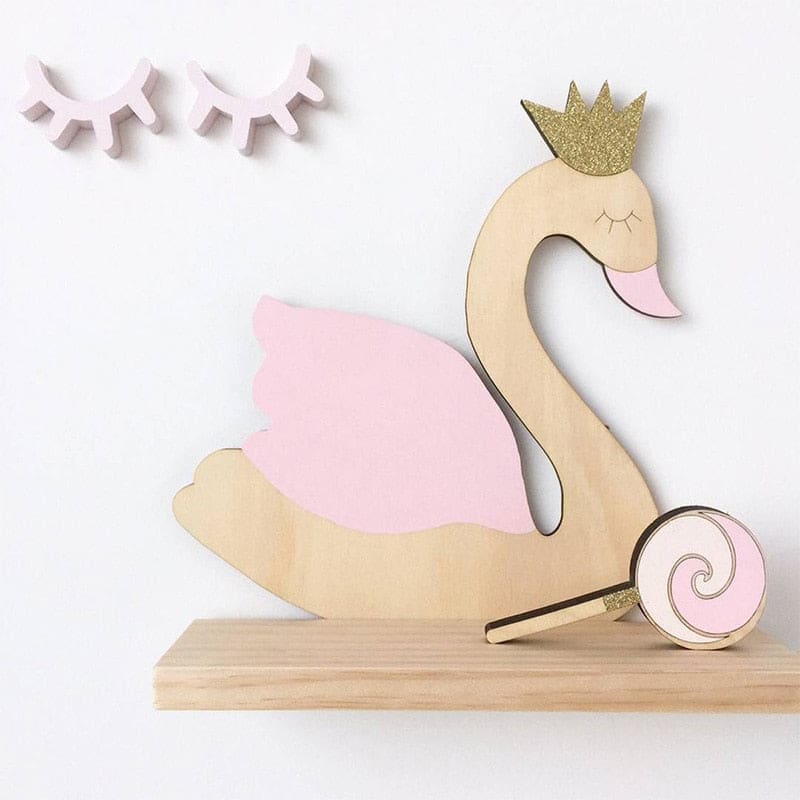 Etagère en bois enfant cygne ~ LILY