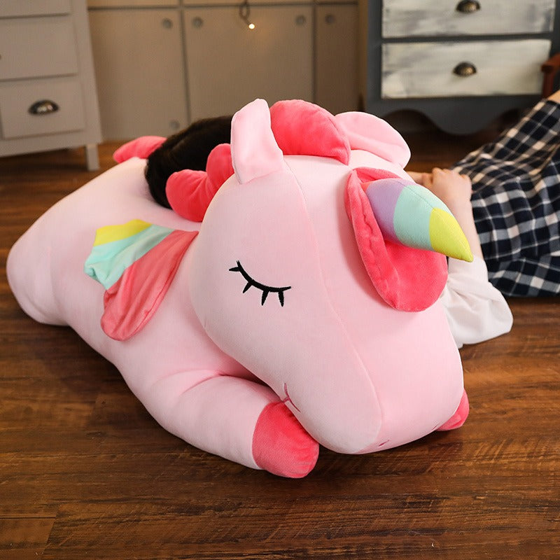 peluche licorne coussin