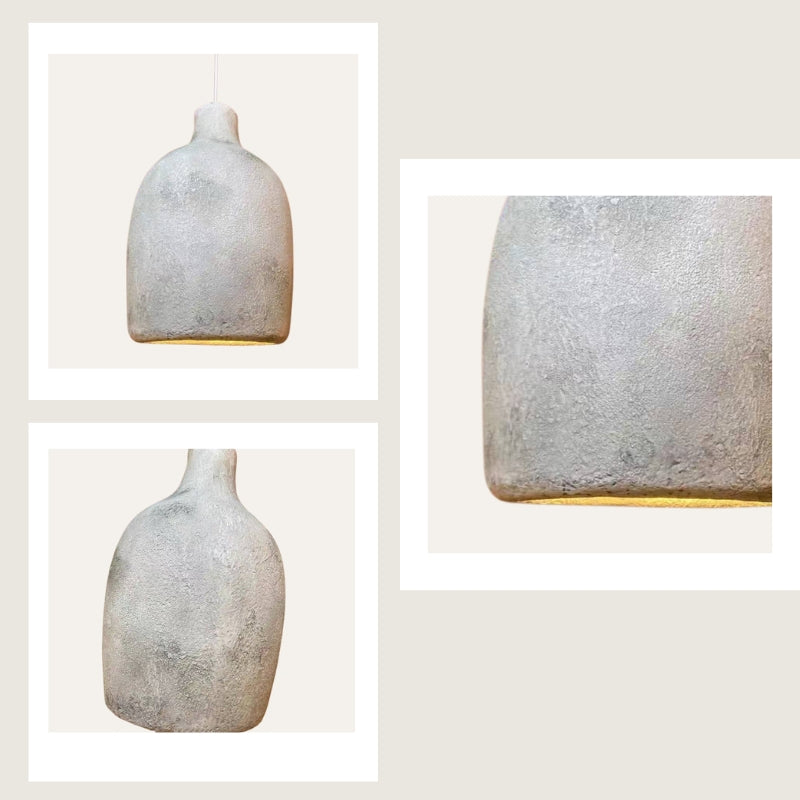 lustre suspendu gris détails matière