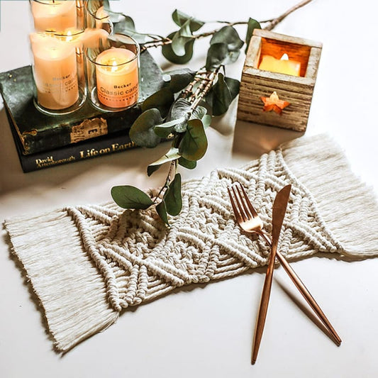 Napperons en macramé 6 styles ~ BOHEME-CHIC