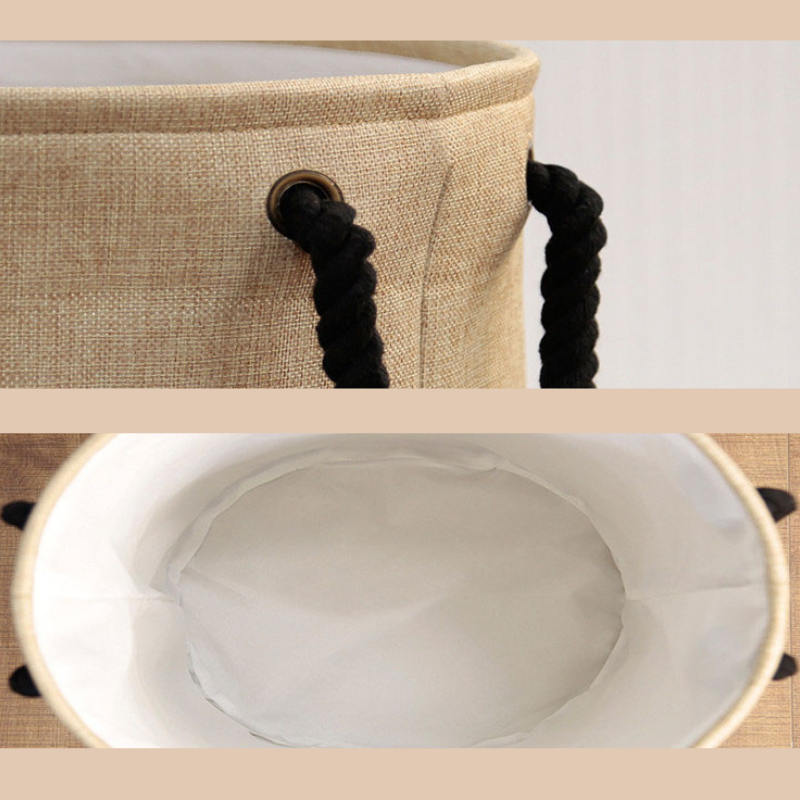 Panier à linge en jute ~ MONEY