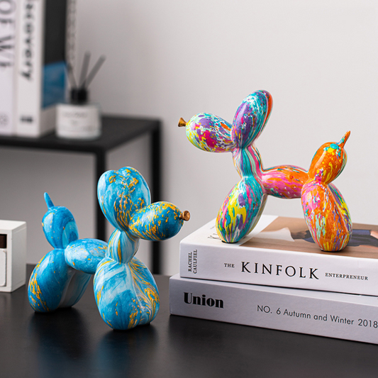 figurines chien ballon