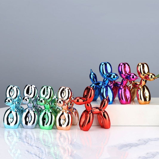 SNOUPY ~ Figurine chien-ballon effet miroir