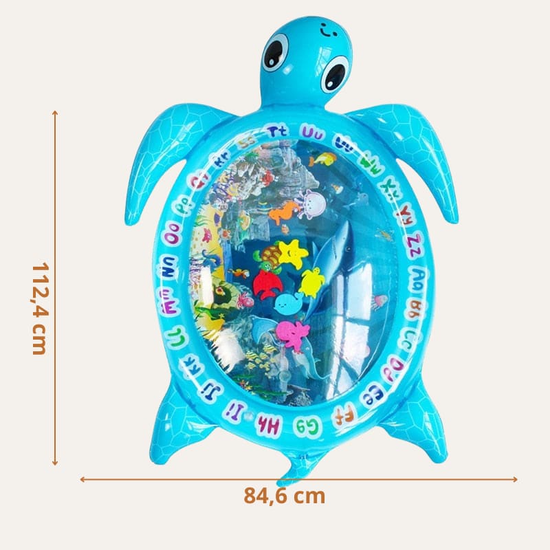 Tapis de jeu à eau sensoriel ~ MA TORTUE VOYAGEUSE Ma grande