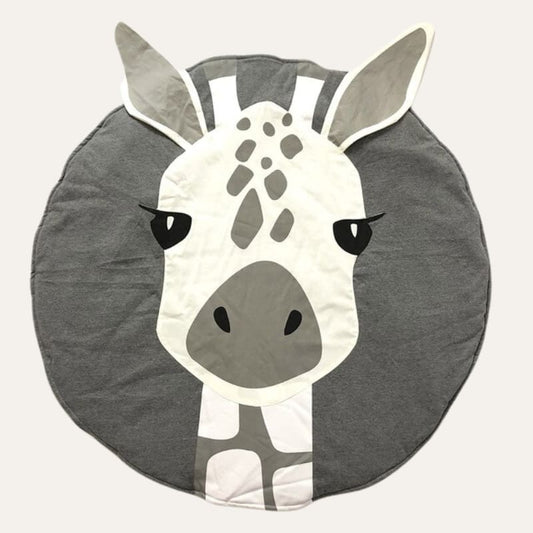 Tapis rond en coton girafe ~ SOPHIE