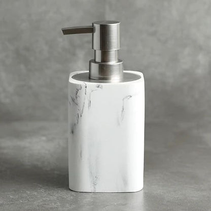 Accessoires de salle bains blancs ~ LUXURY MARBRE 