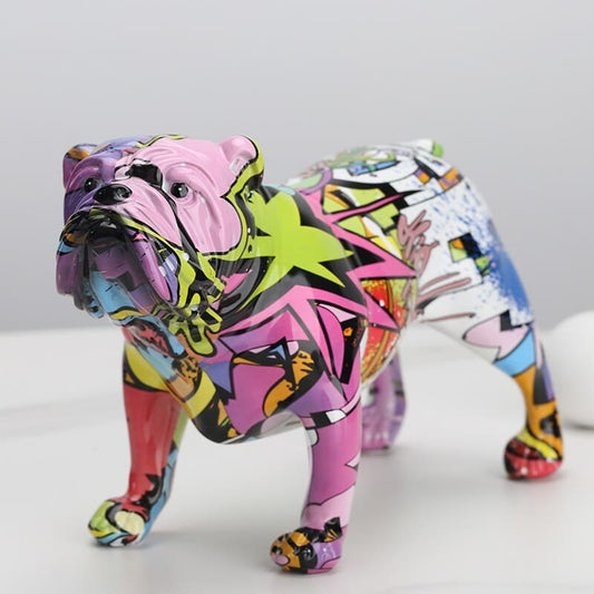 Bulldog Street-Art - Figurine Décorative Abby