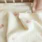 Couverture bébé à imprimé lapin rose ~ CHIPIE