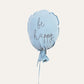 Décoration murale ballon be happy ~ LÉON LE BALLON Bleu ciel