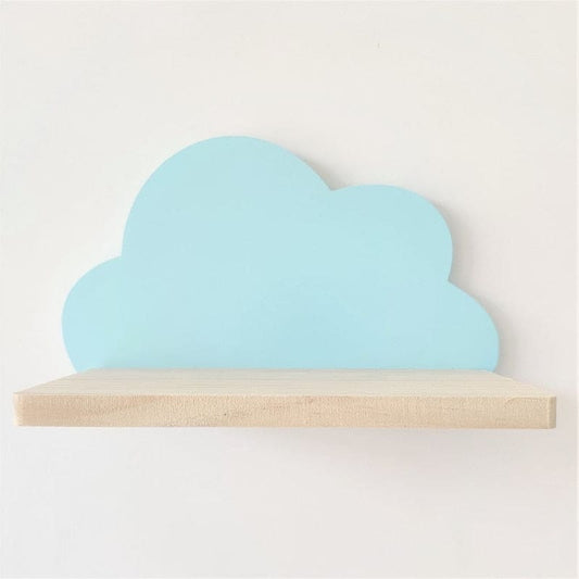 Etagère enfant nuage en bois ~ CLOUDY Bleu