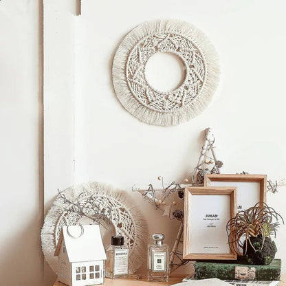 Napperons en macramé 6 styles ~ BOHEME-CHIC Soleil levant