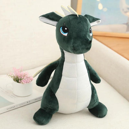 peluche dragon vert