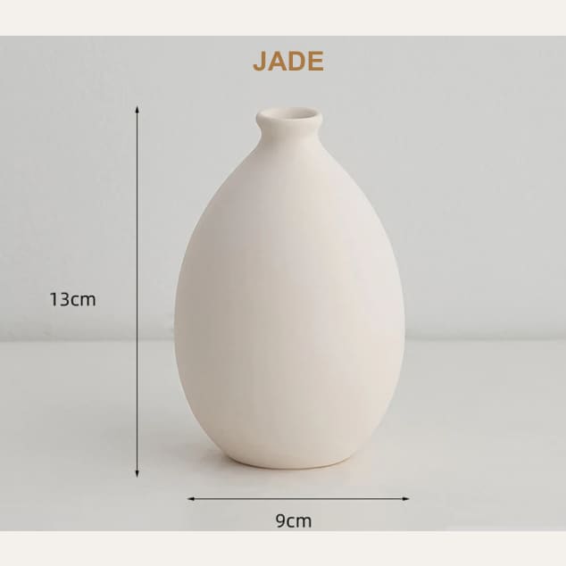 PURETÉ ~ Vases minimalistes décoratifs Jade