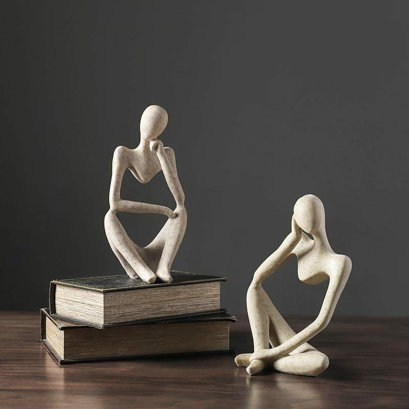 Sculptures abstraites de penseur ~ MEDIT