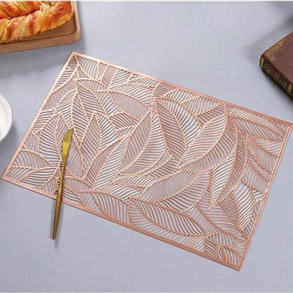 set de table or rose