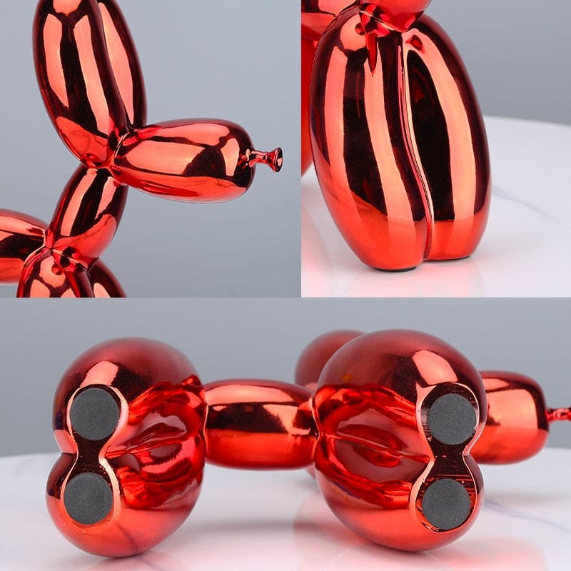 SNOUPY ~ Figurine chien-ballon effet miroir