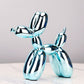 SNOUPY ~ Figurine chien-ballon effet miroir Turquoise / 