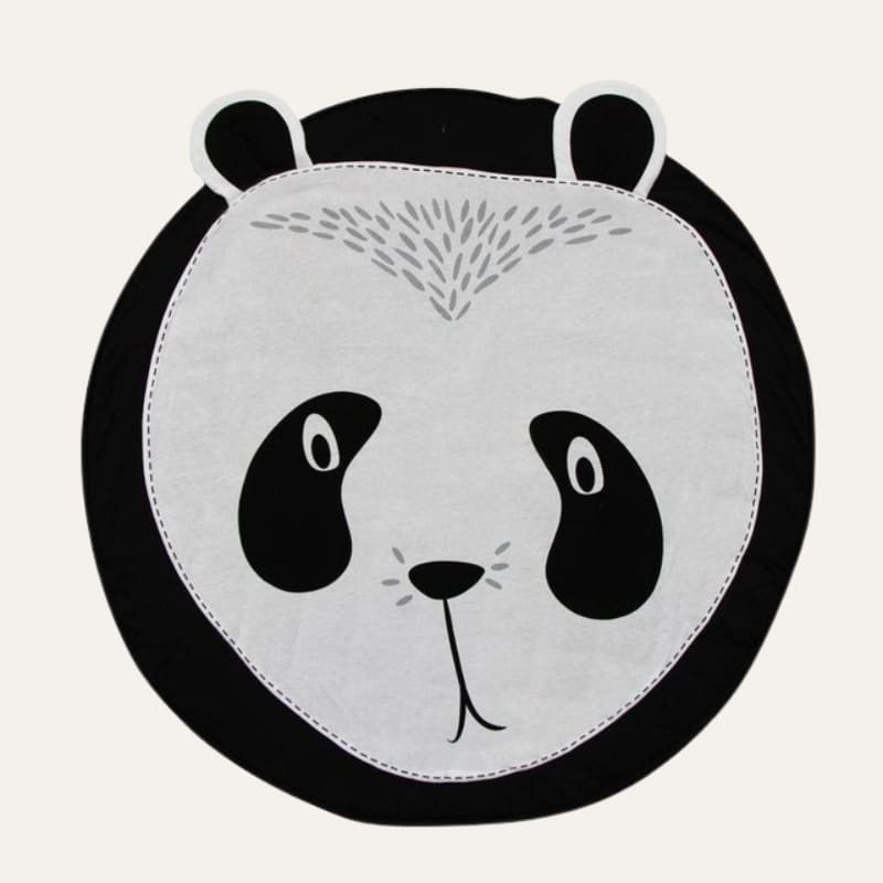 Tapis rond en coton panda ~ LUCAS