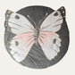 Tapis rond en coton papillon ~ AGATHE