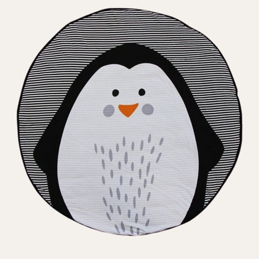 Tapis rond en coton pingouin ~ ANTONIN Pingouin