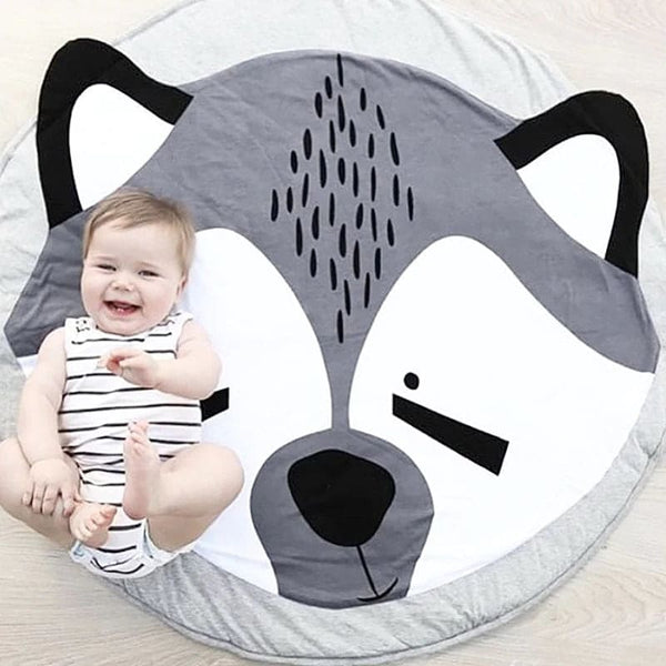 Tapis bébé petit renard en coton