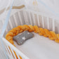Tresse de lit chic bébé ~ ARC-EN-CIEL Orange / 2 mètres