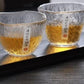 Japanese rounded whiskey glass ~ NAO